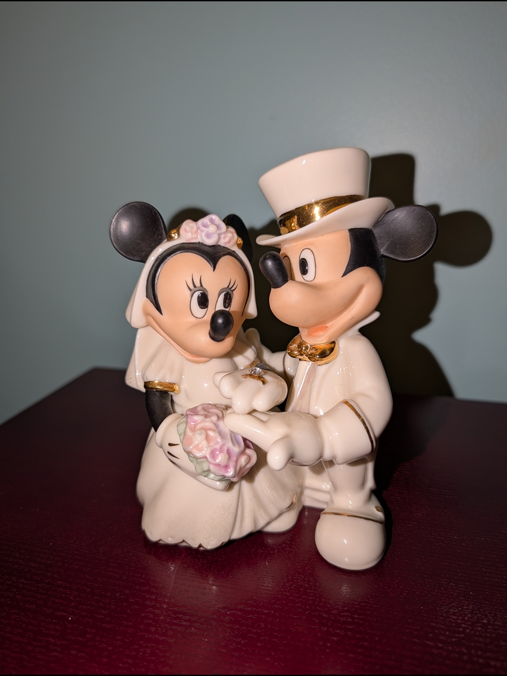 Lenox Disney Minnie & Mickey Wedding Figurine